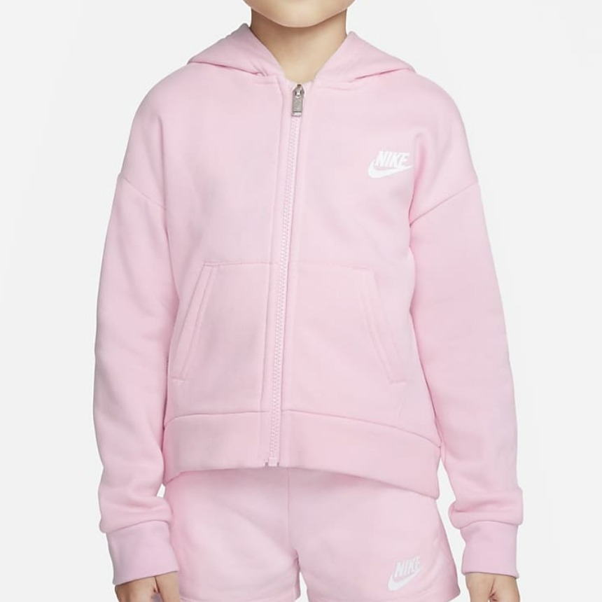 Nike Kids Little Kids&#039; Full-Zip Hoodie (Pink) 나이키 키즈 집업 후드 (핑크) 36I254-A9Y,나이키,펀조이해외직구