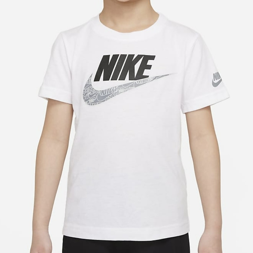 Nike Kids Little Kids&#039; T-Shirt (White) 나이키 키즈 리틀 키드 반팔 티셔츠 (화이트) 86J673-001,나이키,펀조이해외직구