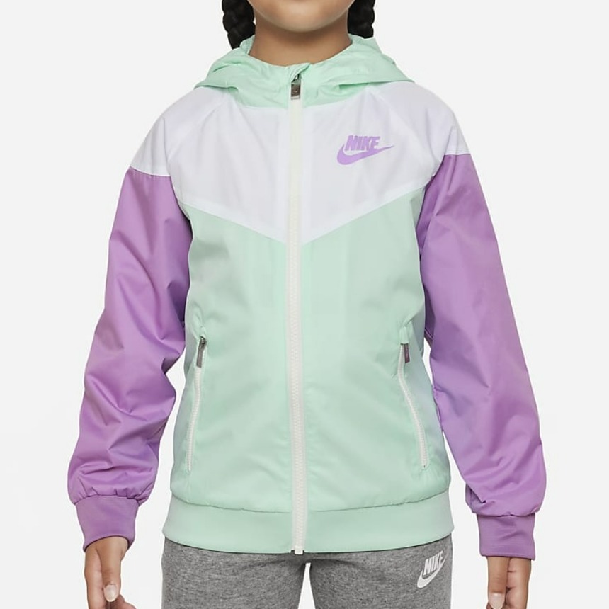Nike Kids Little Kids&#039; Windrunner Jacket 나이키 키즈 윈드러너 자켓 바람막이 36C663-E6D,나이키,펀조이해외직구