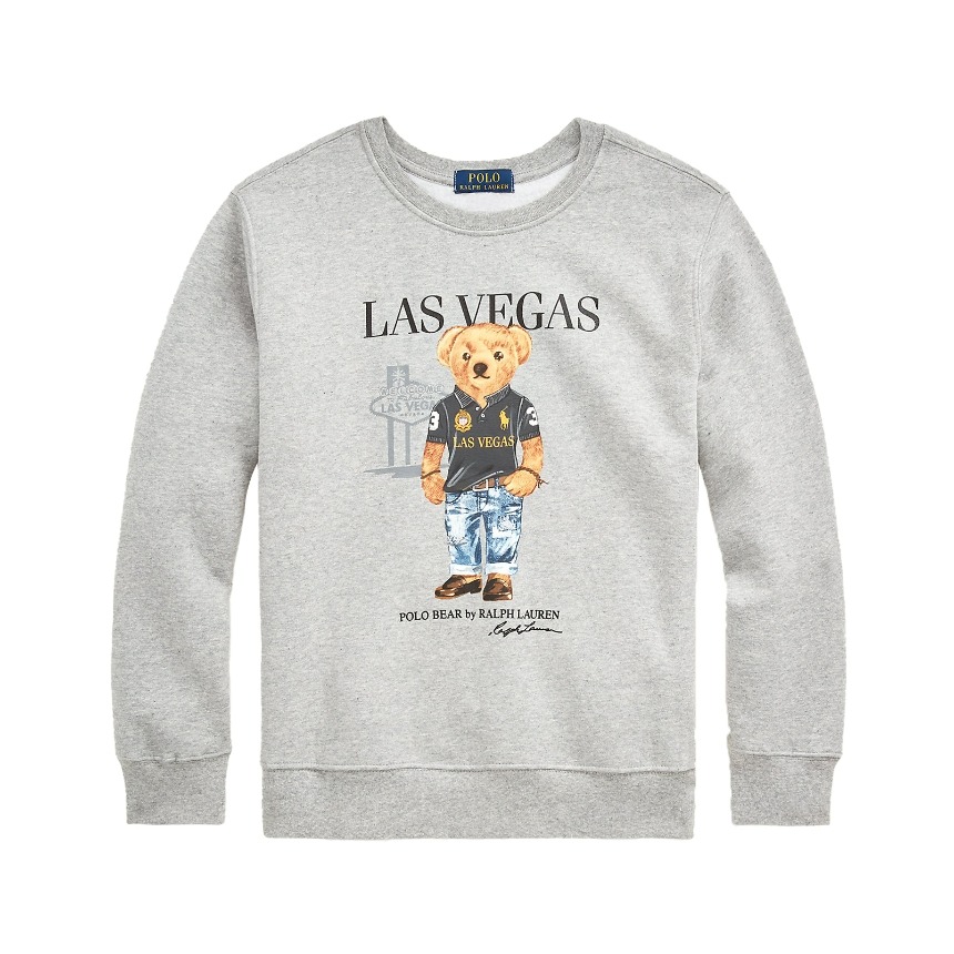 Polo Bear Las Vegas Fleece Sweatshirt 폴로 키즈 폴로 베어 라스베가스 플리스 스웻셔츠 긴팔 545036,POLO,펀조이해외직구